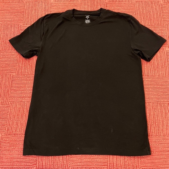 George men’s Stretch Black soft cotton Tee perfect as an undershirt - Picture 1 of 8